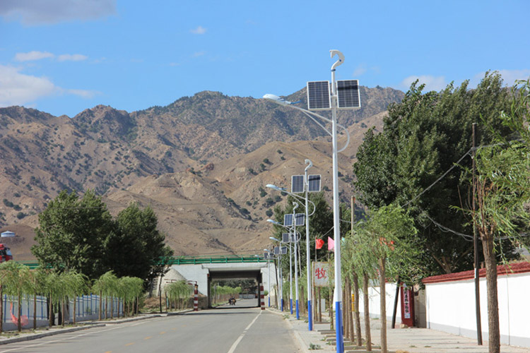 內蒙馬頭太陽能路燈